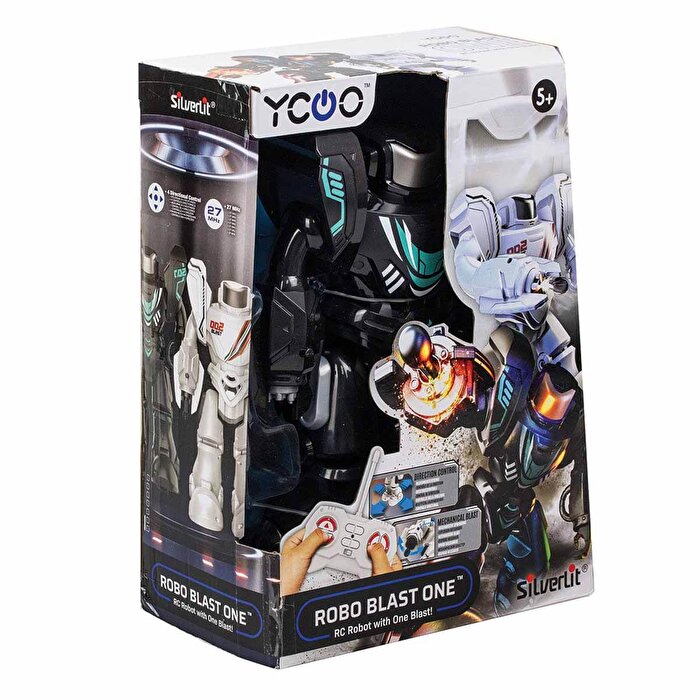 Silverlit Robo Blast One Uzaktan Kumandalı Robot Siyah