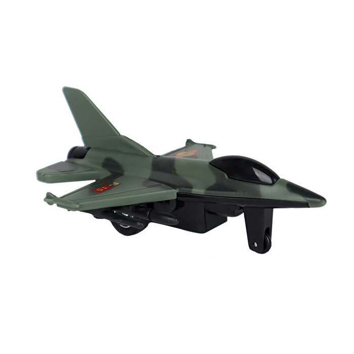 Çek Bırak Savaş Uçakları Yeşil 12 Cm