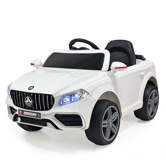 Maestro Akülü 12 Volt Araba Beyaz