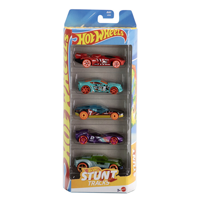 Hot Wheels Beşli Araba Seti Stunt Tracks JBJ81