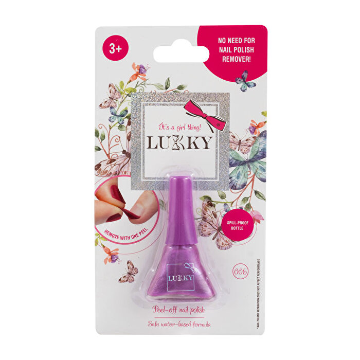 Lukky Soyulabilir Oje Mor 006