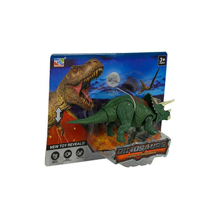Triceratops Dinozor Figür Yeşil