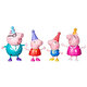 Peppa Pig Ve Ailesi Dörtlü Figür Seti Family Holiday F8082