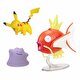 Pokemon Battle Figür 3'lü Set S10 Flareon Munchlax Jigglypuff