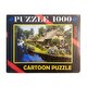 Cartoon Puzzle 1000 Parça Tren