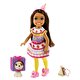 Barbie Kostümlü Chelsea ve Hayvancığı Oyun Setleri Gök Kuşağı Kostümü GRP70