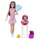 Barbie Bebek Bakıcılığı Oyun Seti Uyku Temalı Açık Tenli Bebek HJY33
