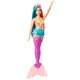 Barbie Dreamtopia Denizkızı Bebekler Pembe Mavi Saçlı (GJK08)