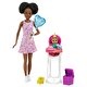 Barbie Bebek Bakıcılığı Oyun Seti Uyku Temalı Açık Tenli Bebek HJY33