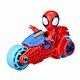 Spider And His Amazing Friends Motosiklet ve Figür İron Man F9346