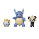 Pokemon Battle 3'lü Figür S14 Omanyte-Lucario-Pikachu