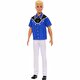 Barbie Yakışıklı Ken Bebekler Mor Saçlı ve Ekose Gömlekli GYB05