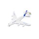 Diecast Çek Bırak Airbus Uçak Kırmızı