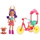 Enchantimals Bebek ve Aracı Seti Maymun Merit FCG93