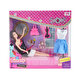 Koyu Pembe Puantiyeli Doll Bebek 856A3