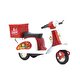 Kutulu Die Cast Turuncu Kurye Motor