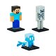 Minecraft 3D Figür Toppeez 3'lü Set Set 1
