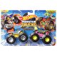 Hot Wheels Monster Trucks Güçlü İkili 1:64 Arabalar Tri To Crush-Me vs Baja Buster HLT66