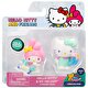 Hello Kitty 2'li Mini Figür Tuxedosam ve Hello Kitty