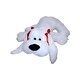 Yatan Tembel Köpek Kahverengi Peluş 45 Cm