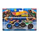 Hot Wheels Monster Trucks Güçlü İkili 1:64 Arabalar Tri To Crush-Me vs Baja Buster HLT66