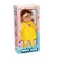 Maviş Bebek Pembe Çiçekli Elbiseli 42 Cm
