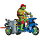 TMNT Araçlar ve Figürler Ninja Kick Cycle With Leonardo 83430