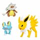 Pokemon Battle Figür 3'lü Set S10 Flareon Munchlax Jigglypuff