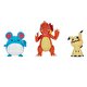 Pokemon Battle 3'lü Figür Seti̇ S16 Shinx-Haunter-Cyndaquil