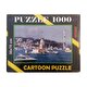 Cartoon Puzzle 1000 Parça Tren
