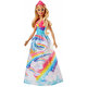 Barbie Dreamtopia Prenses Barbie Bebekler Mor Etekli Kumral FJC97